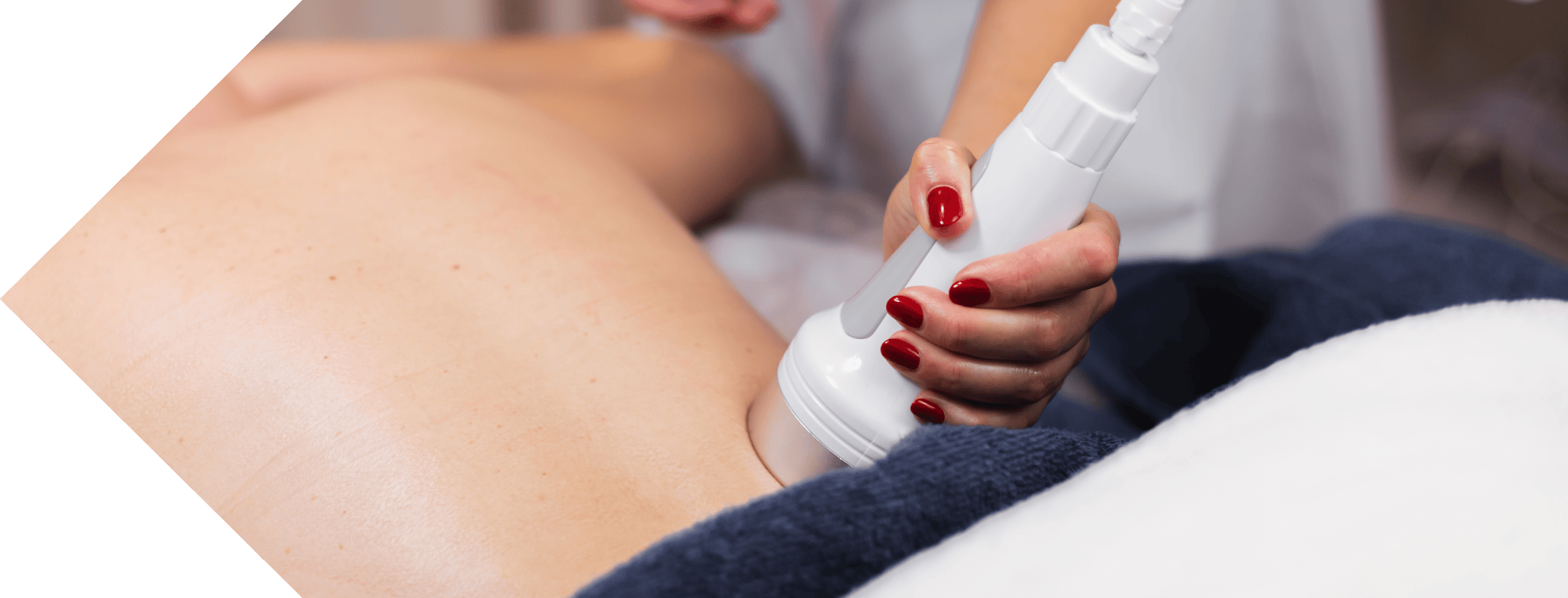 patient having diathermy treatment