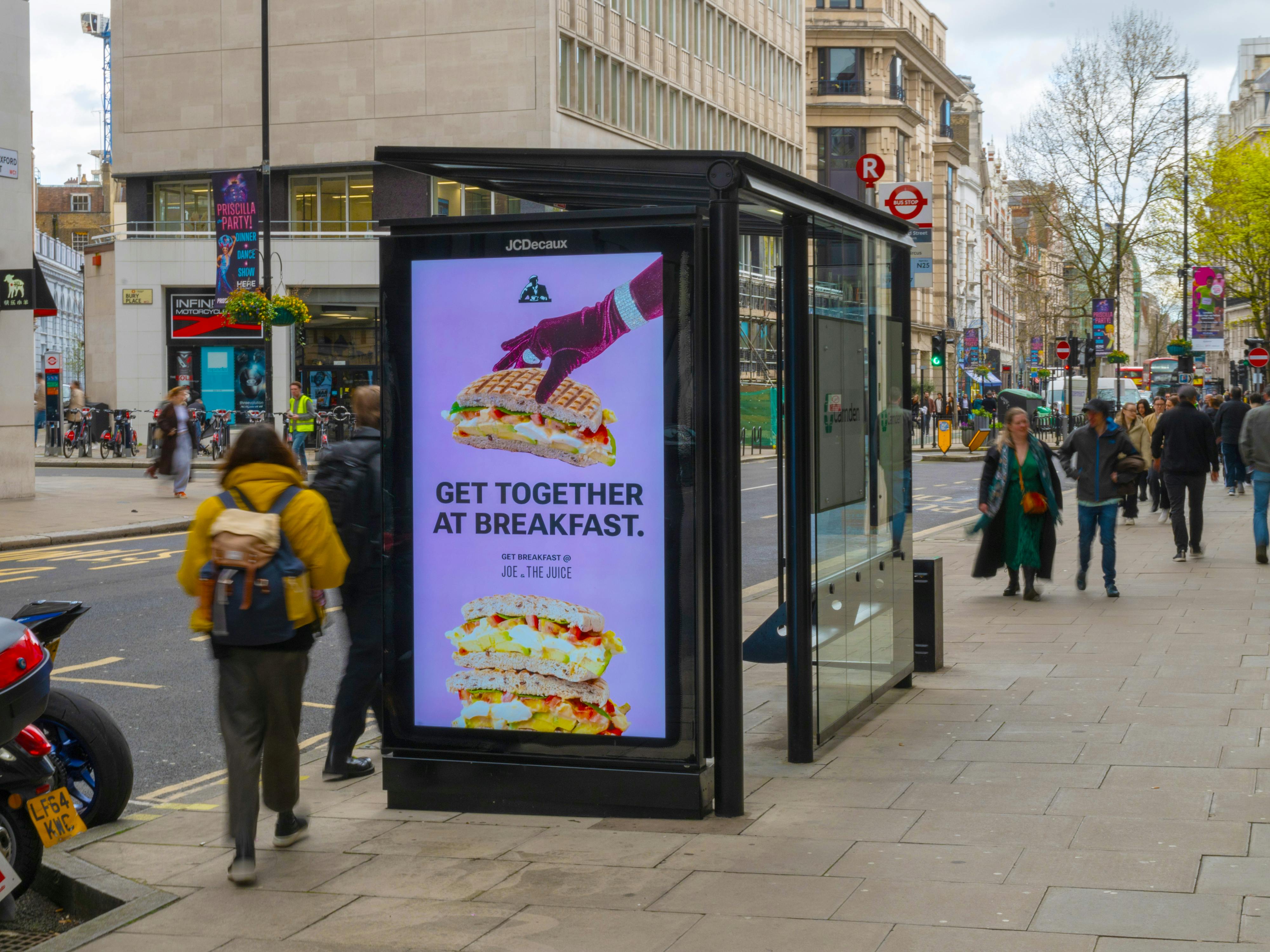 Joe and the Juice Digital Out of Home Advertisement