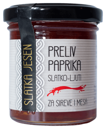 Preliv paprika, slika tegle
