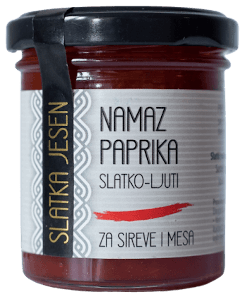 Namaz paprika, slika tegle