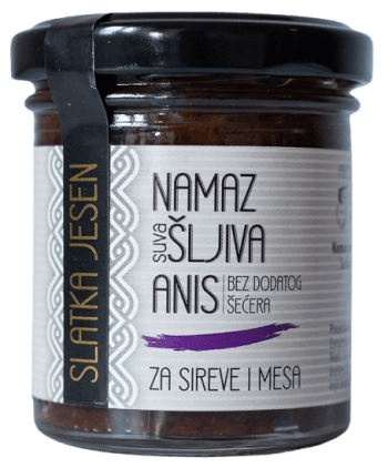 Namaz suva šljiva anis, slika tegle