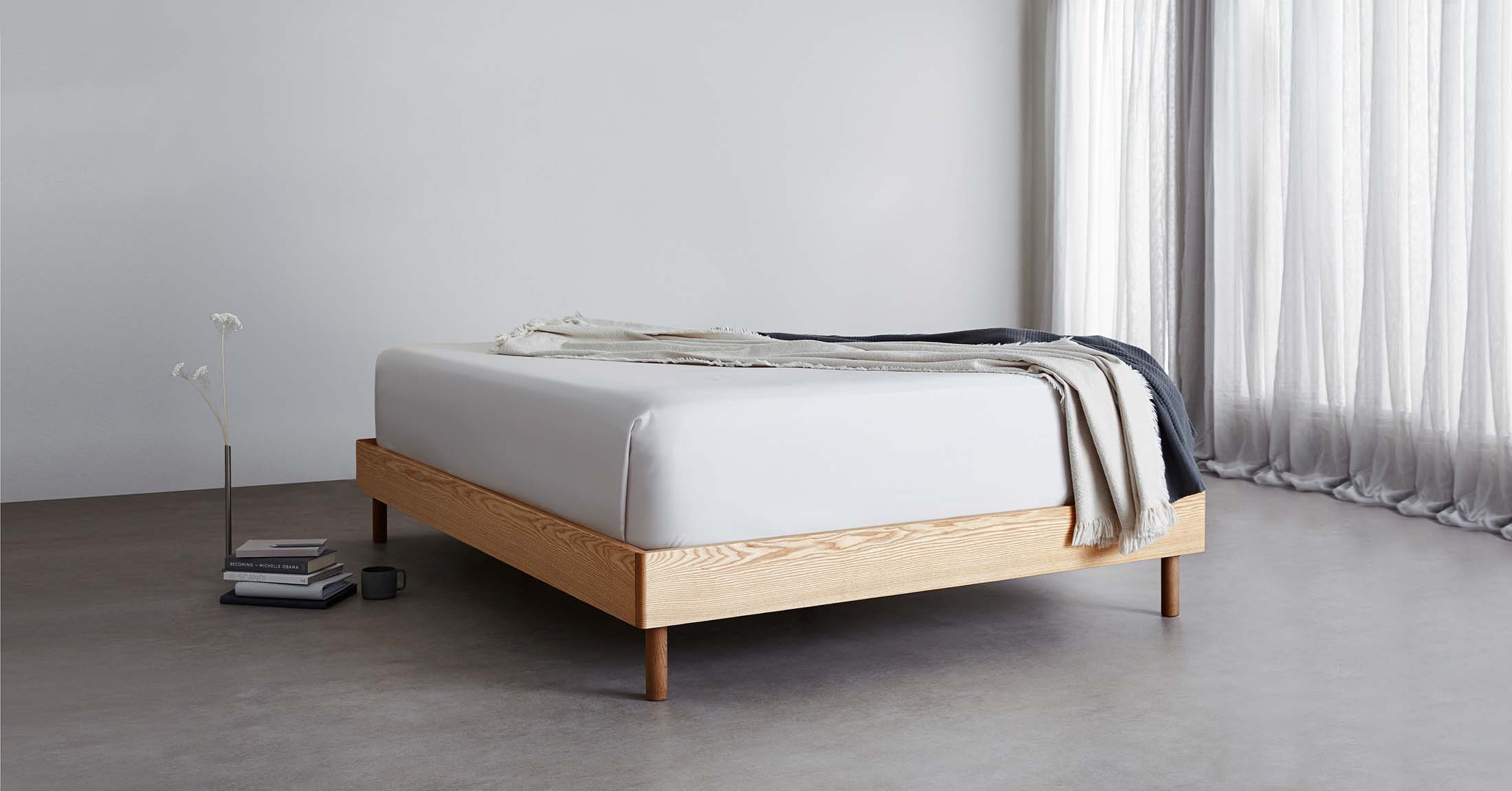 best bed base for sleeping duck mattress