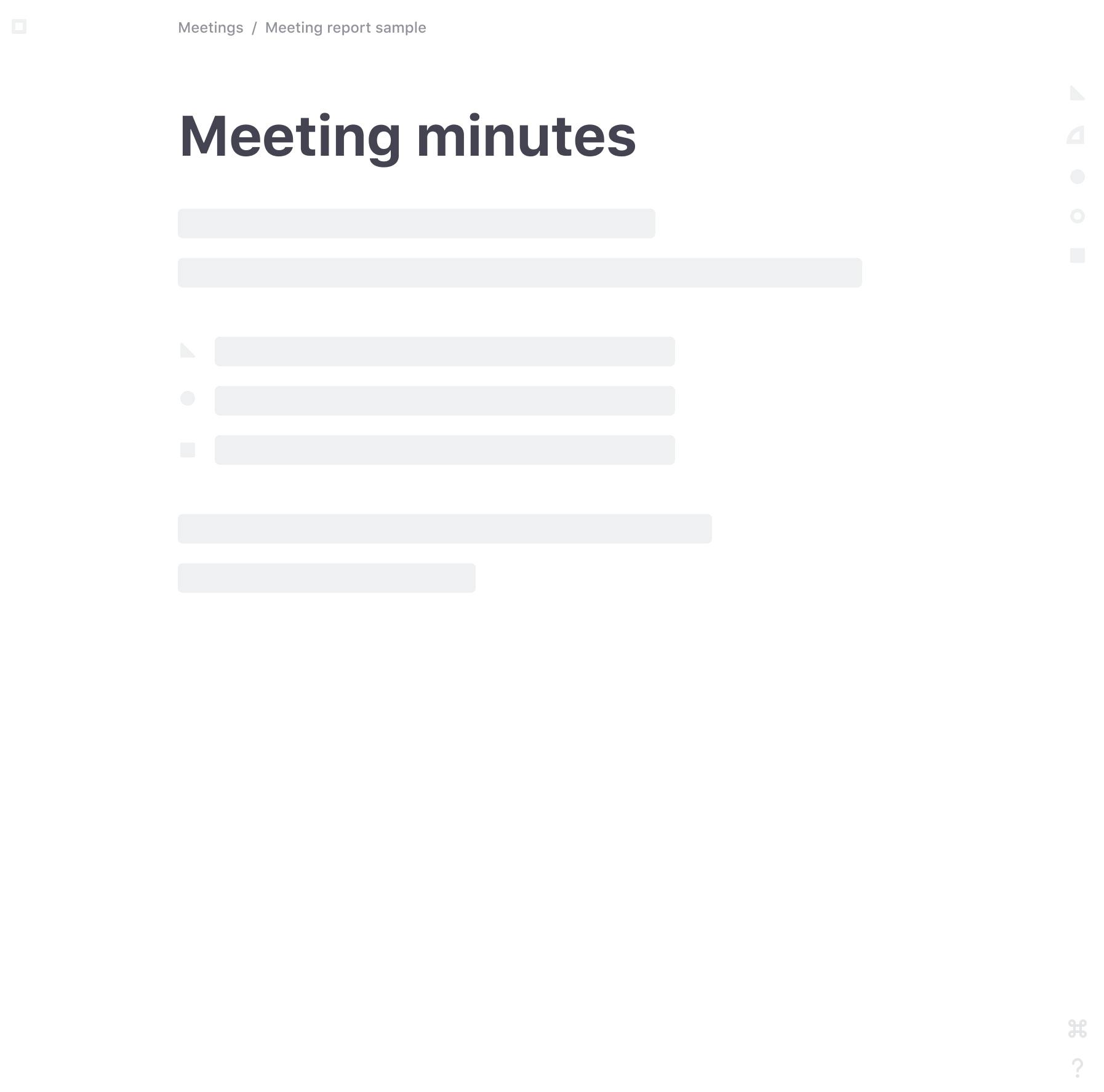 Meeting Format Template