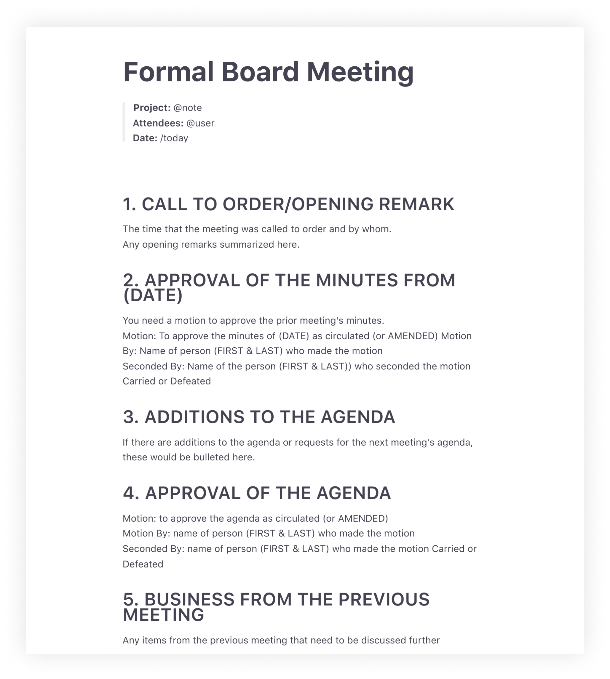 How To Write Effective Meeting Minutes? (with Example)