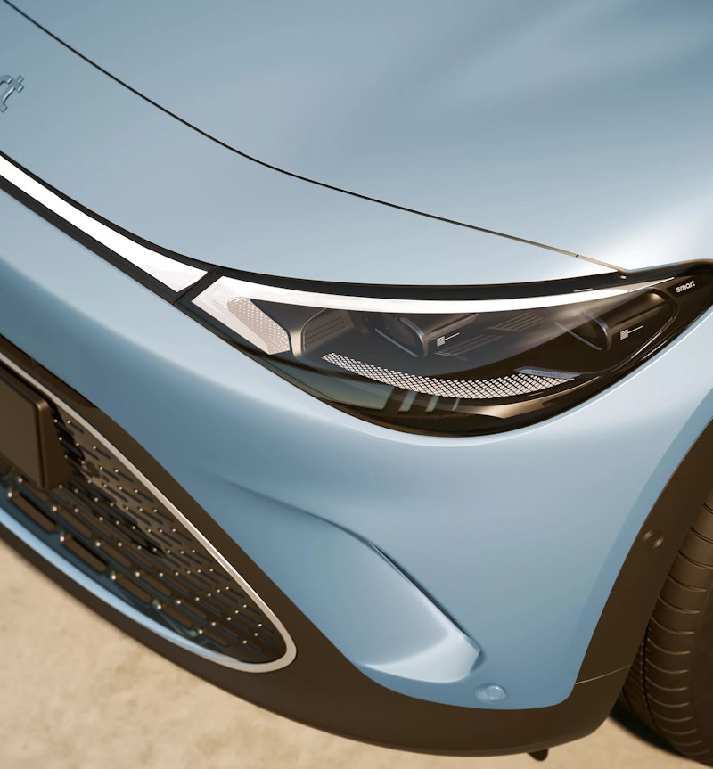 smart #3 að utan, aðalljós