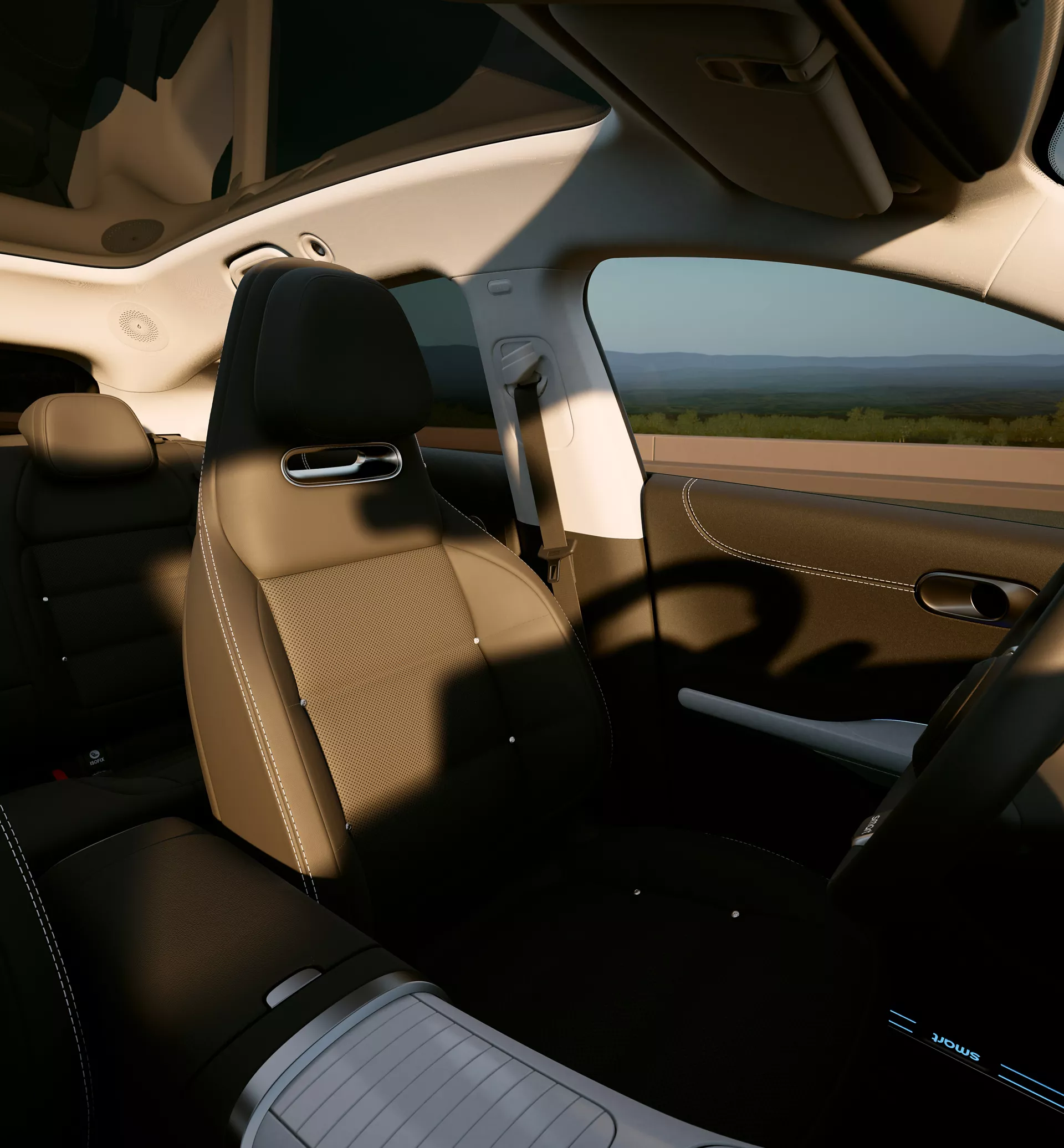 smart #3 innanrými og farþegarými