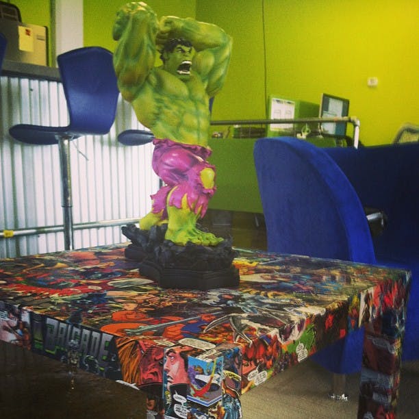 Hulk statue from SmartFile