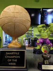 SmartFile Office Trophies with Hulk