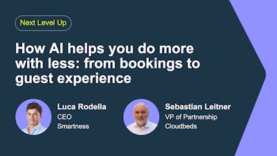 How AI helps you do more with less: from bookings to guest experience