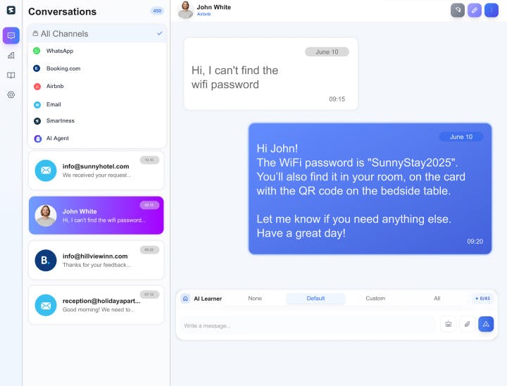 Smartchat - Centralized management