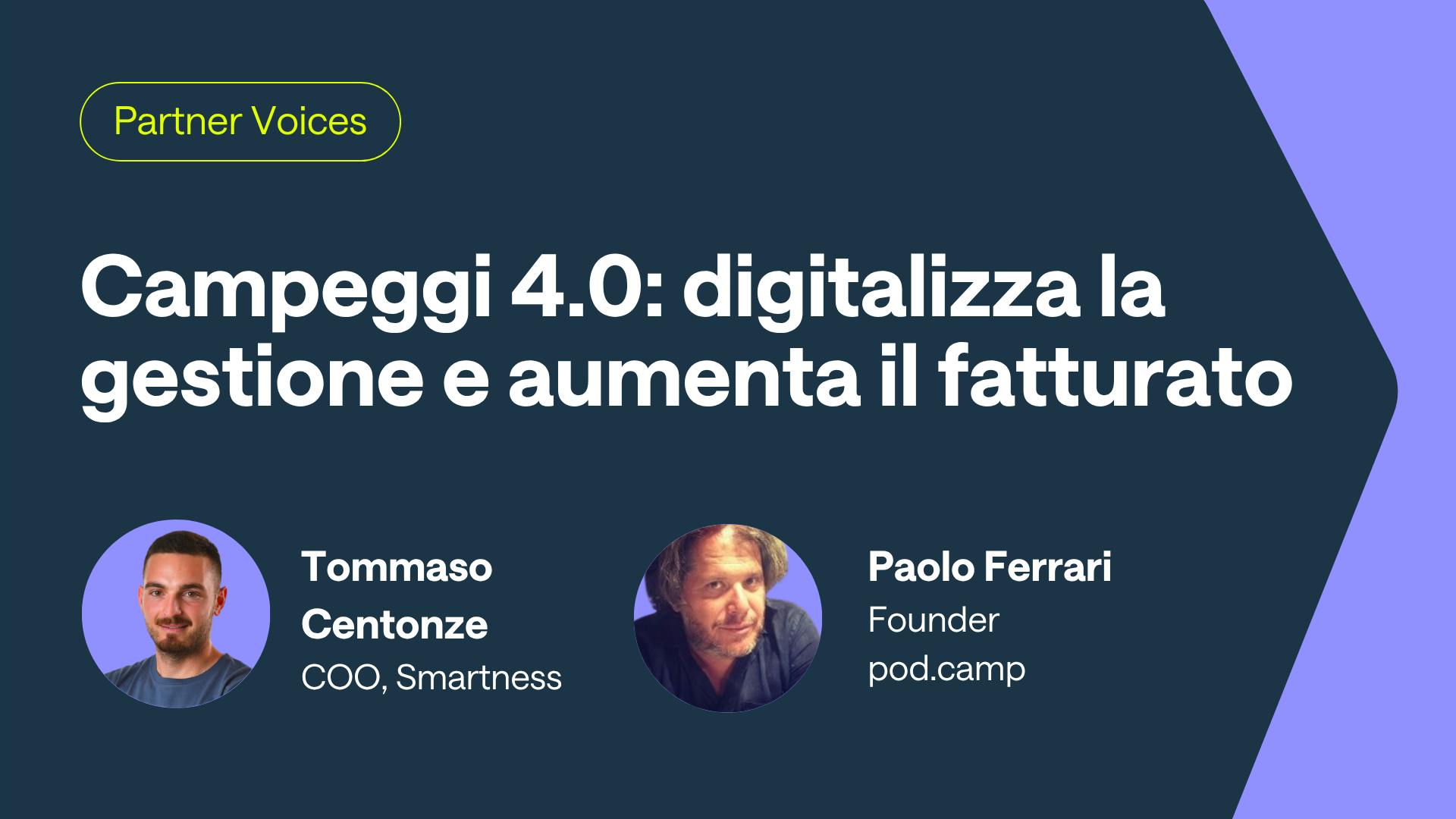 Campeggi 4.0: digitalizza la gestione e aumenta il fatturato