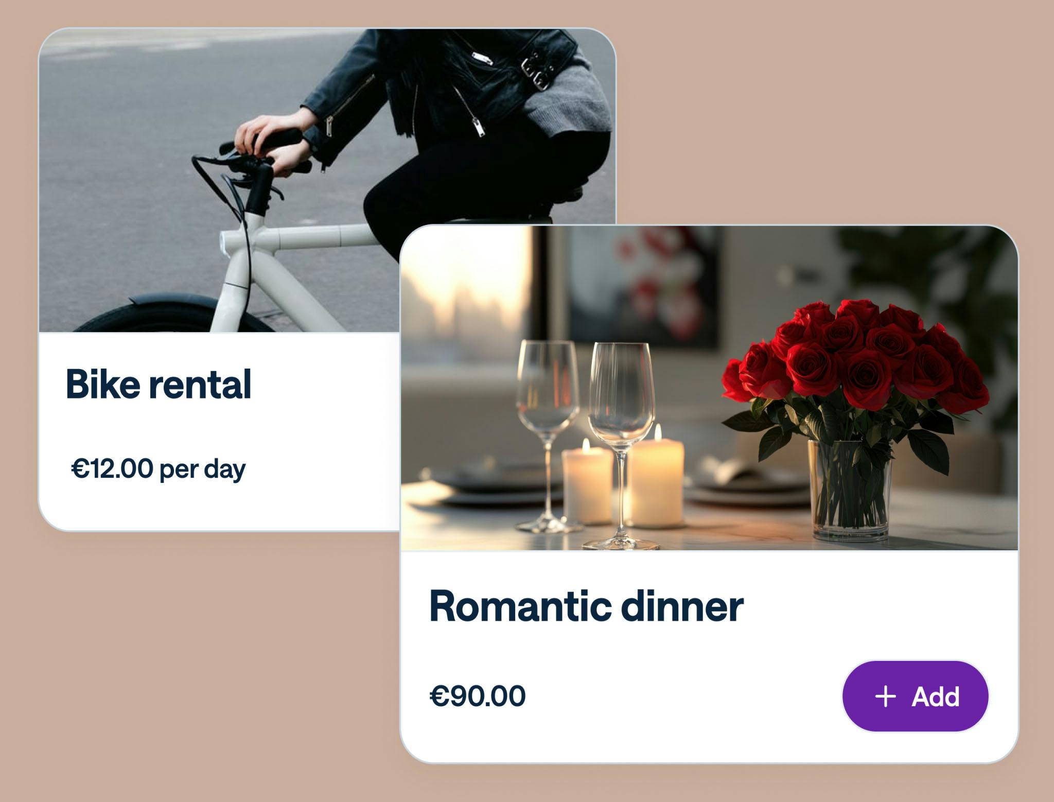 Booking engine - Upselling and promotions