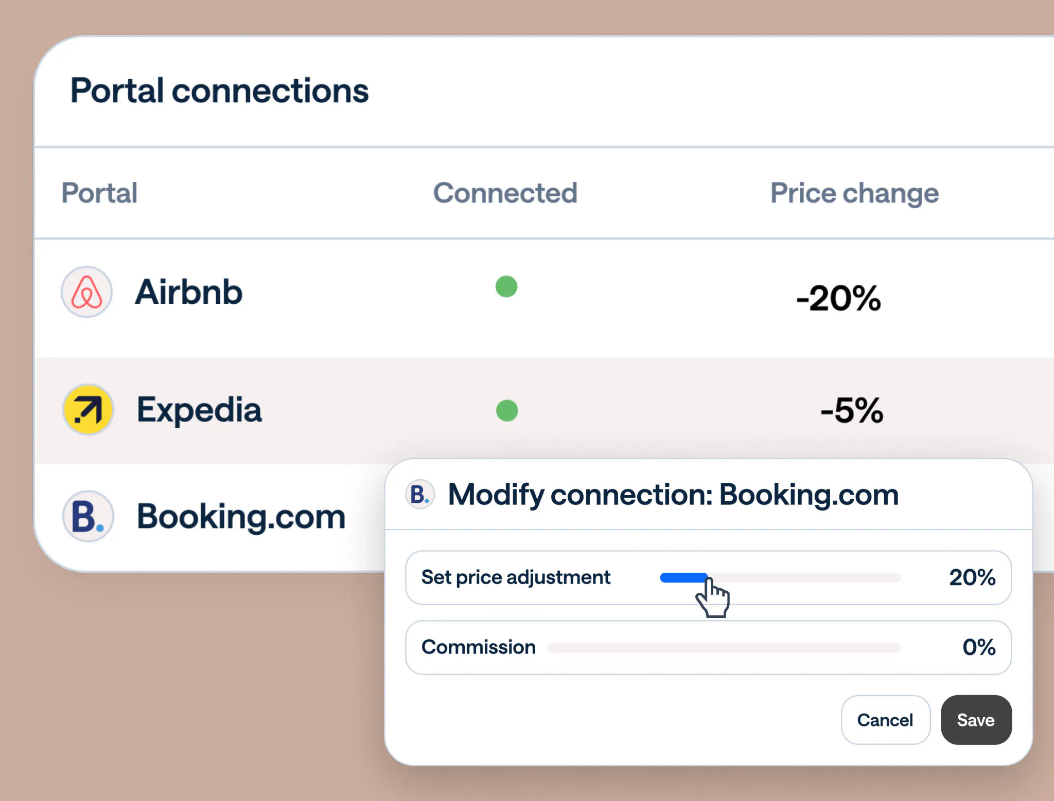 Channel manager - Simplified distribution