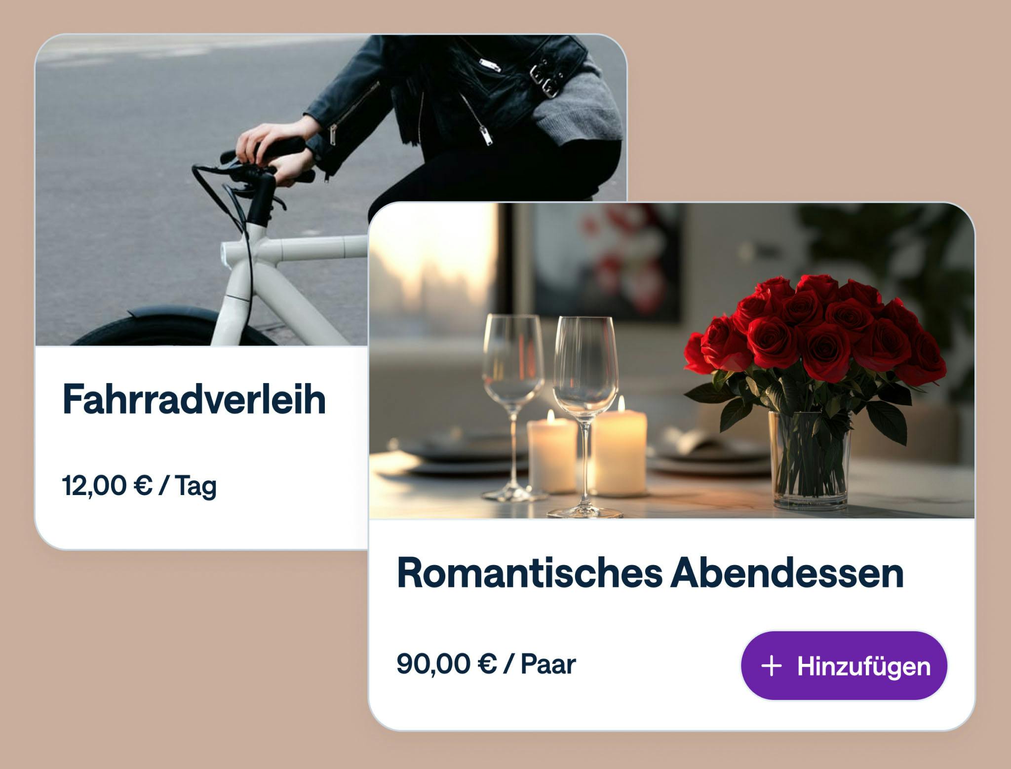 Booking engine - Upselling and promotions