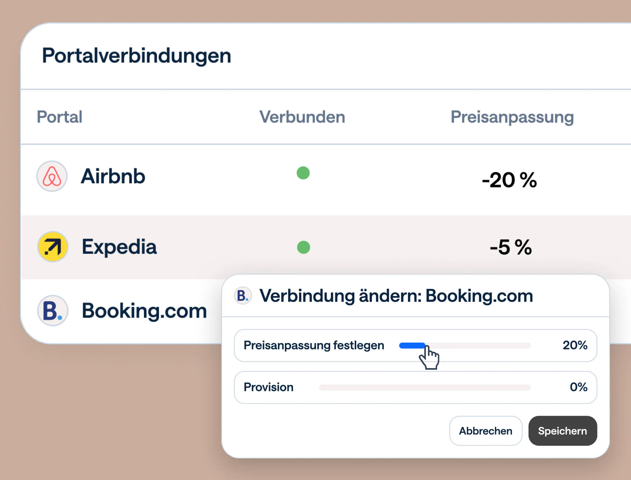 Channel manager - Simplified distribution