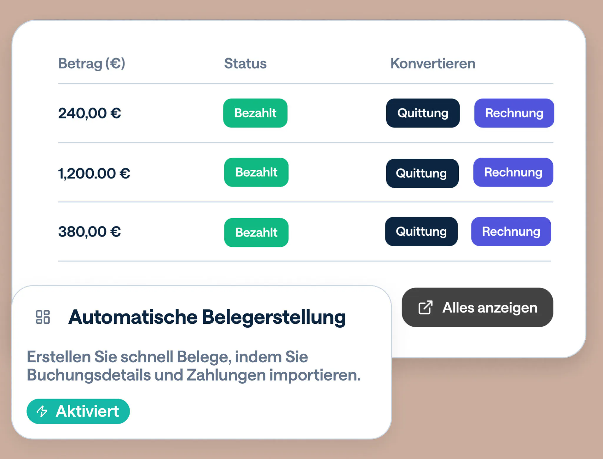 Accounting - Bill creation