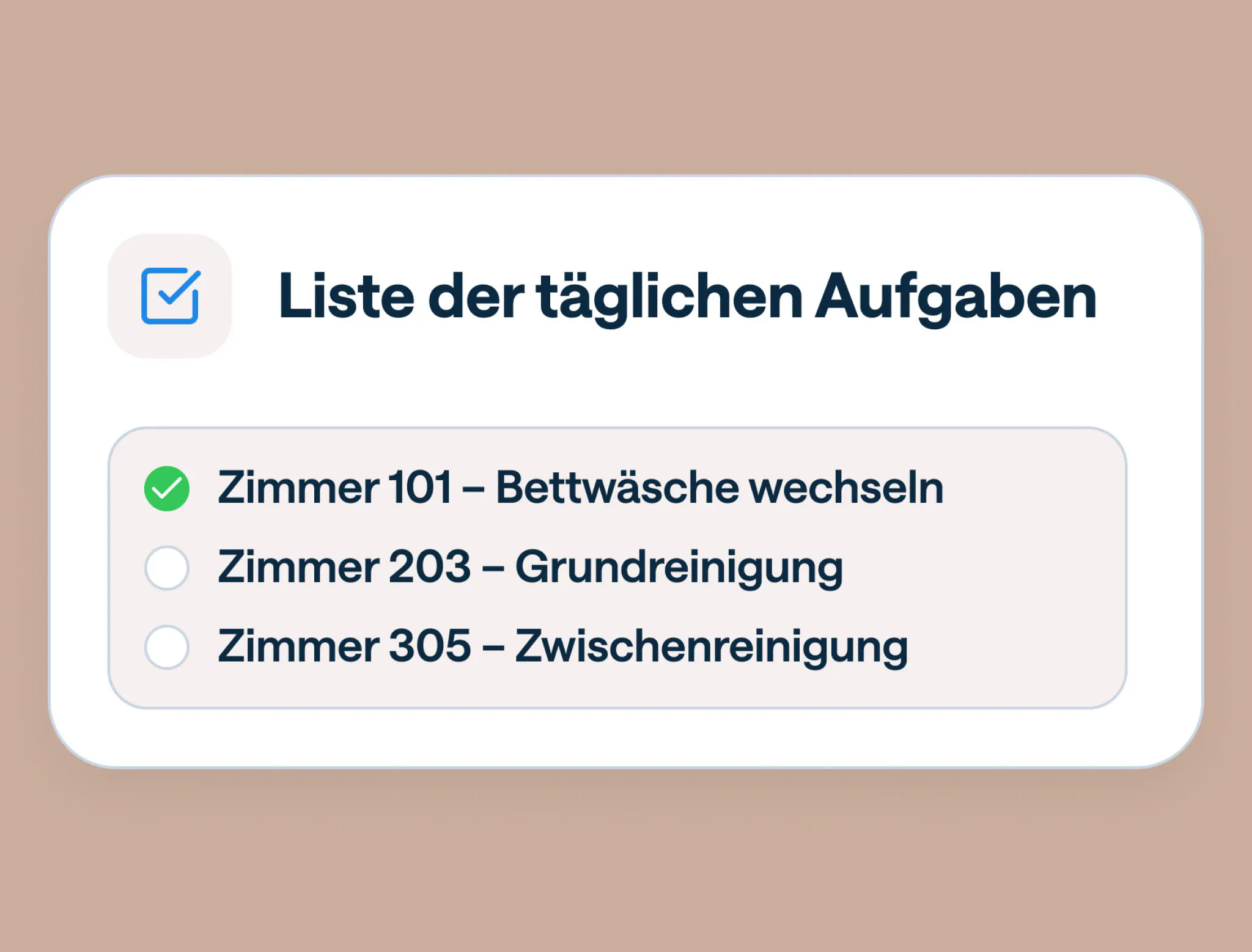 Housekeeping - planner