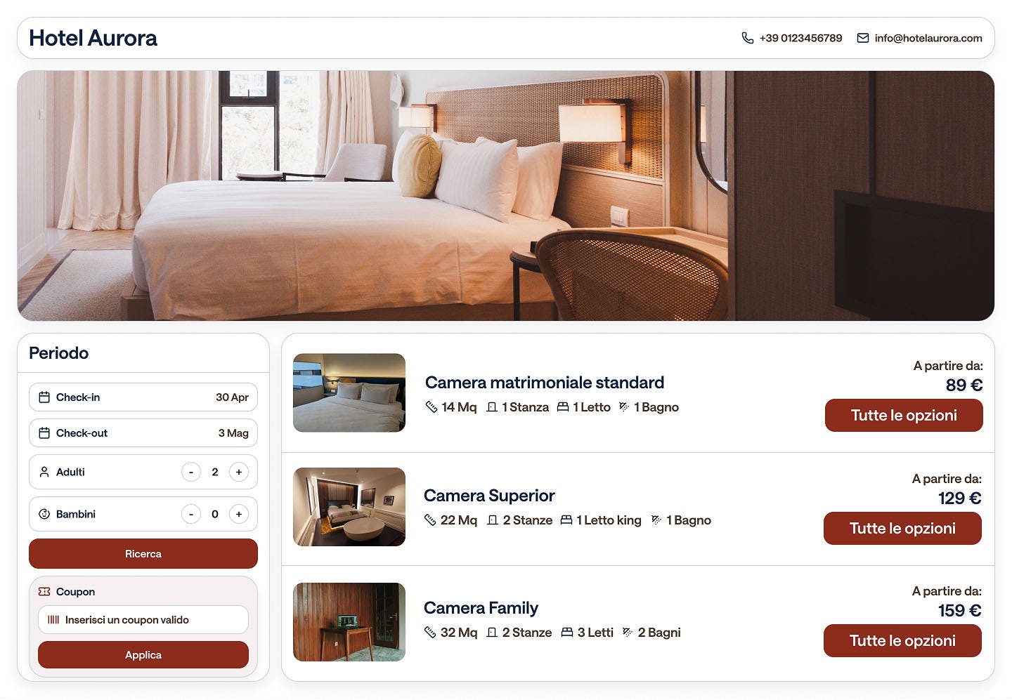 Booking engine