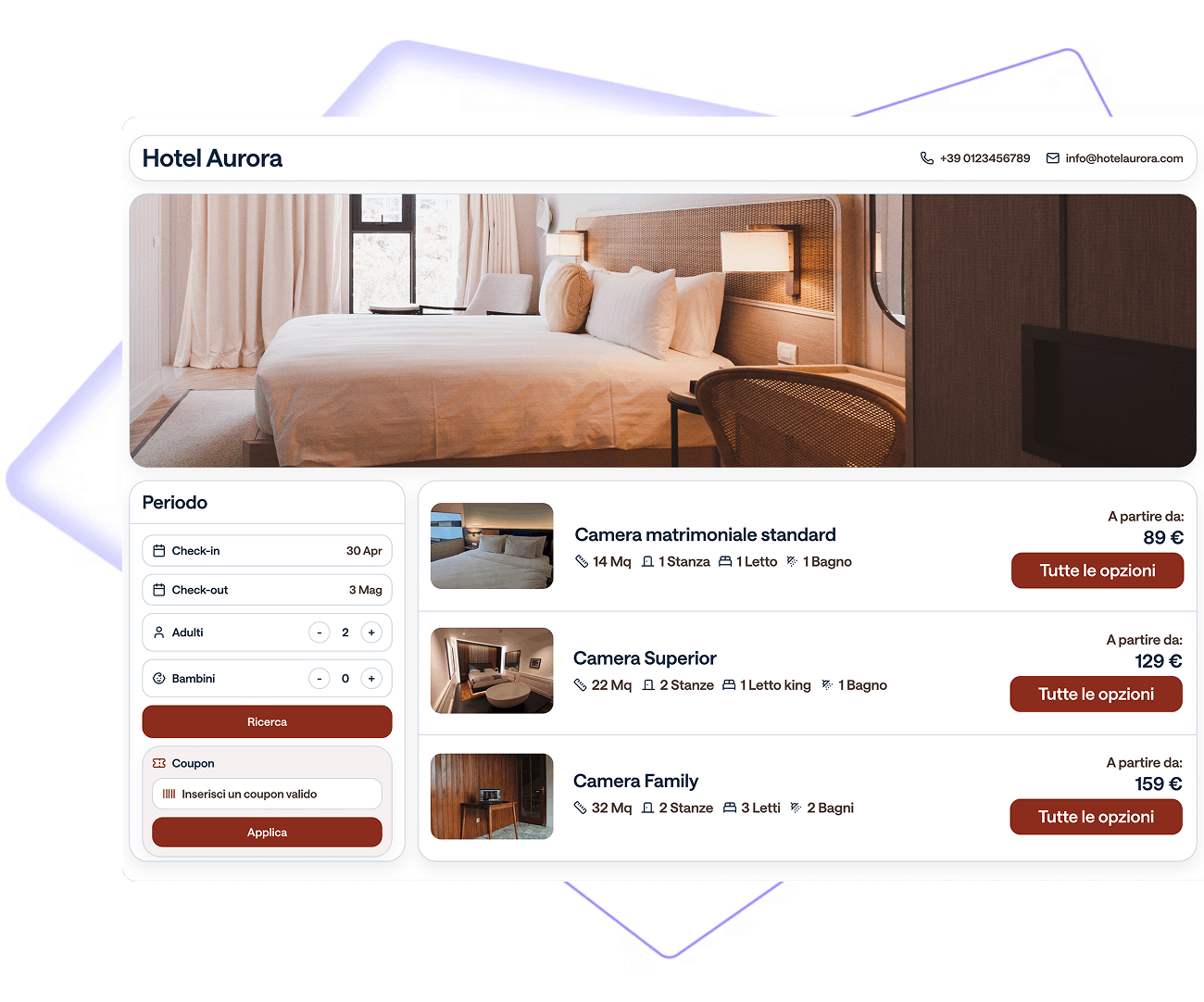 Booking engine demo request