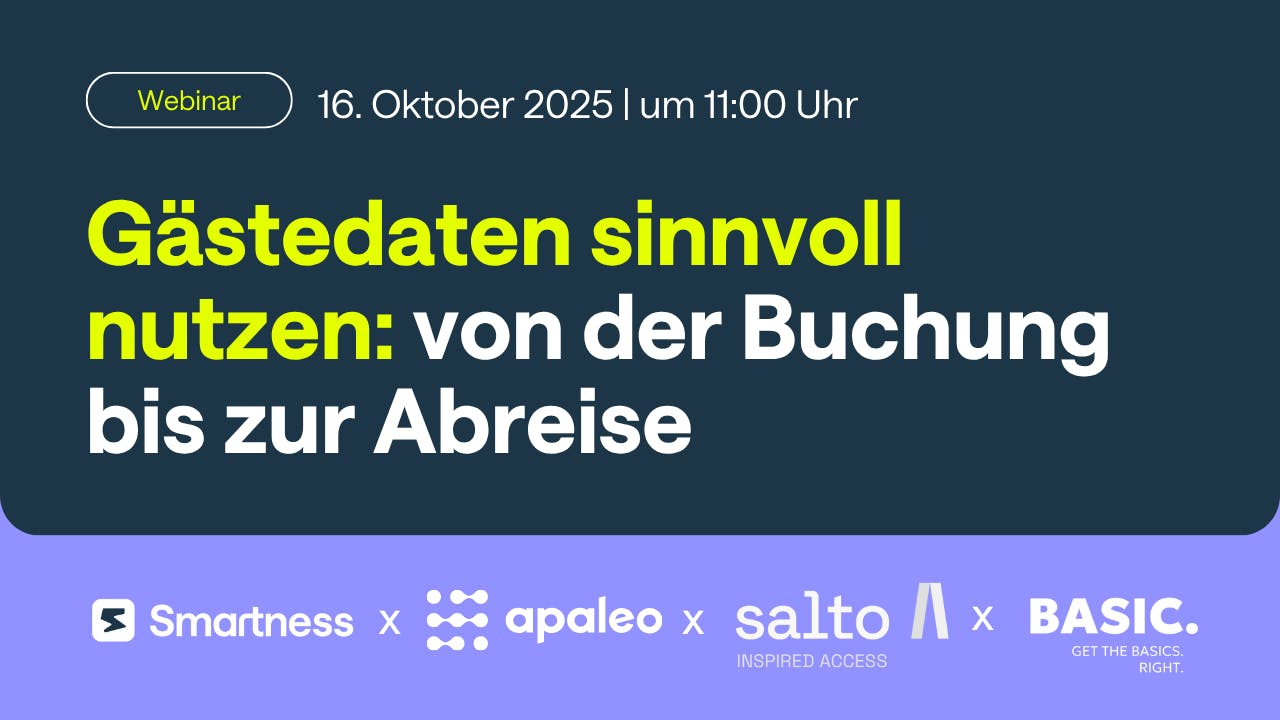 Gästedaten sinnvoll nutzen: von der Buchung bis zur Abreise