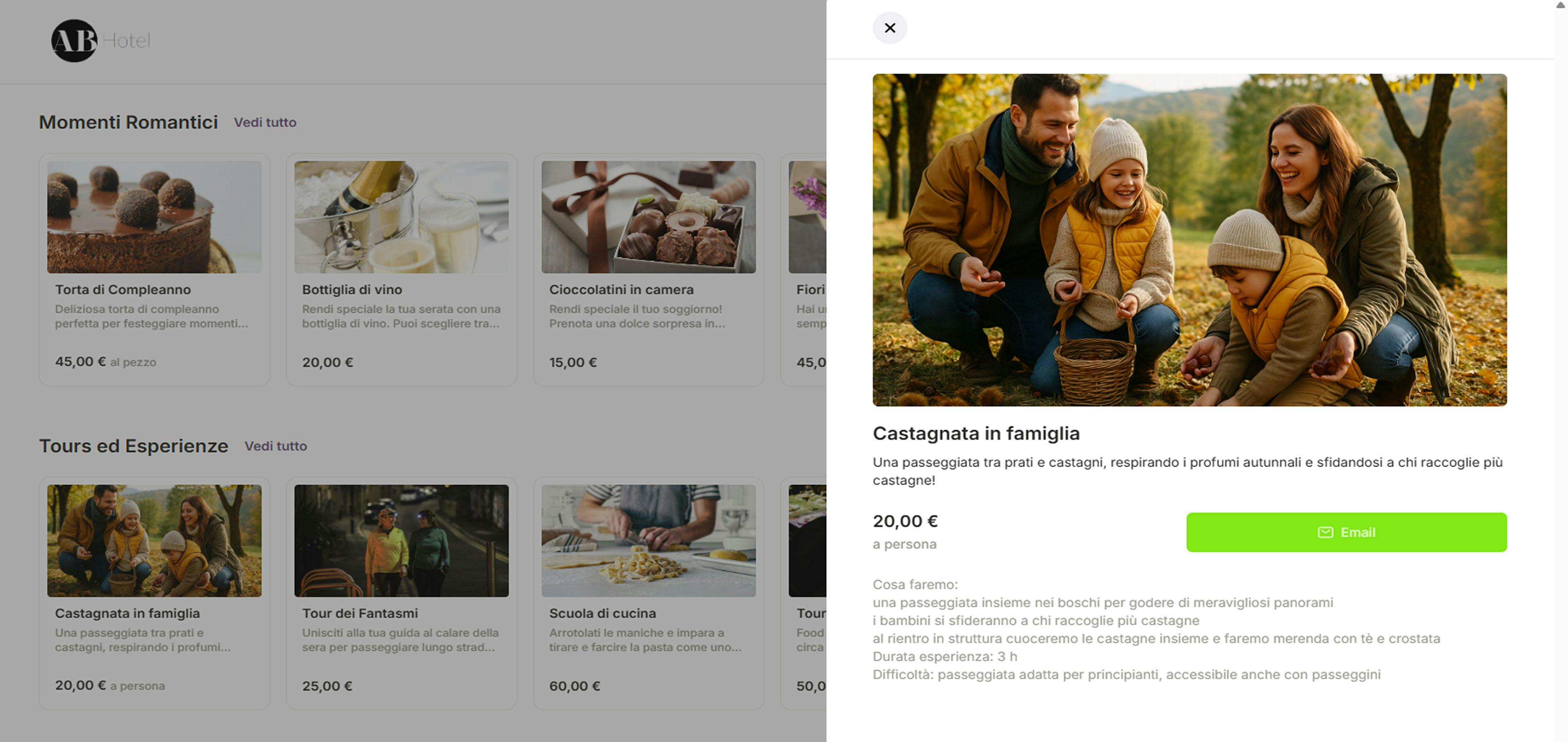 sito web personalizzato incluso nell’abbonamento a Smartconnect