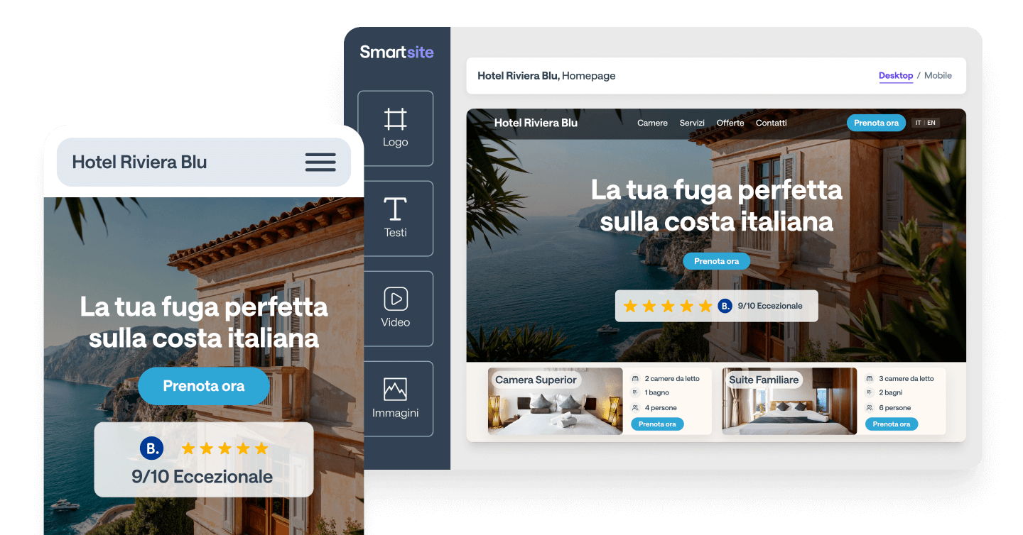 Novità Smartsite: creiamo il tuo sito web per aumentare visibilità online e prenotazioni dirette | Smartness