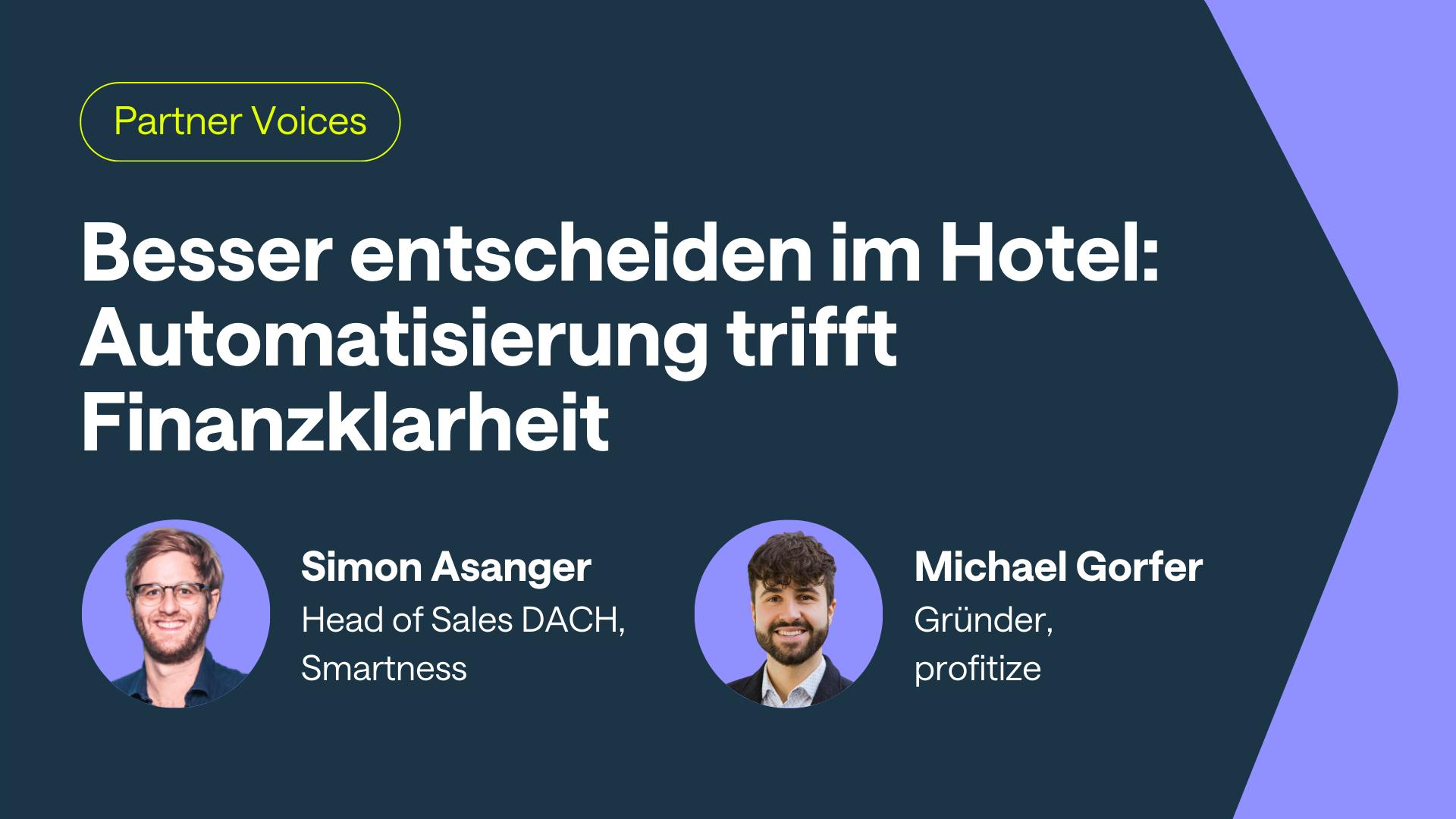 Besser entscheiden im Hotel Automatisierung trifft Finanzklarheit
