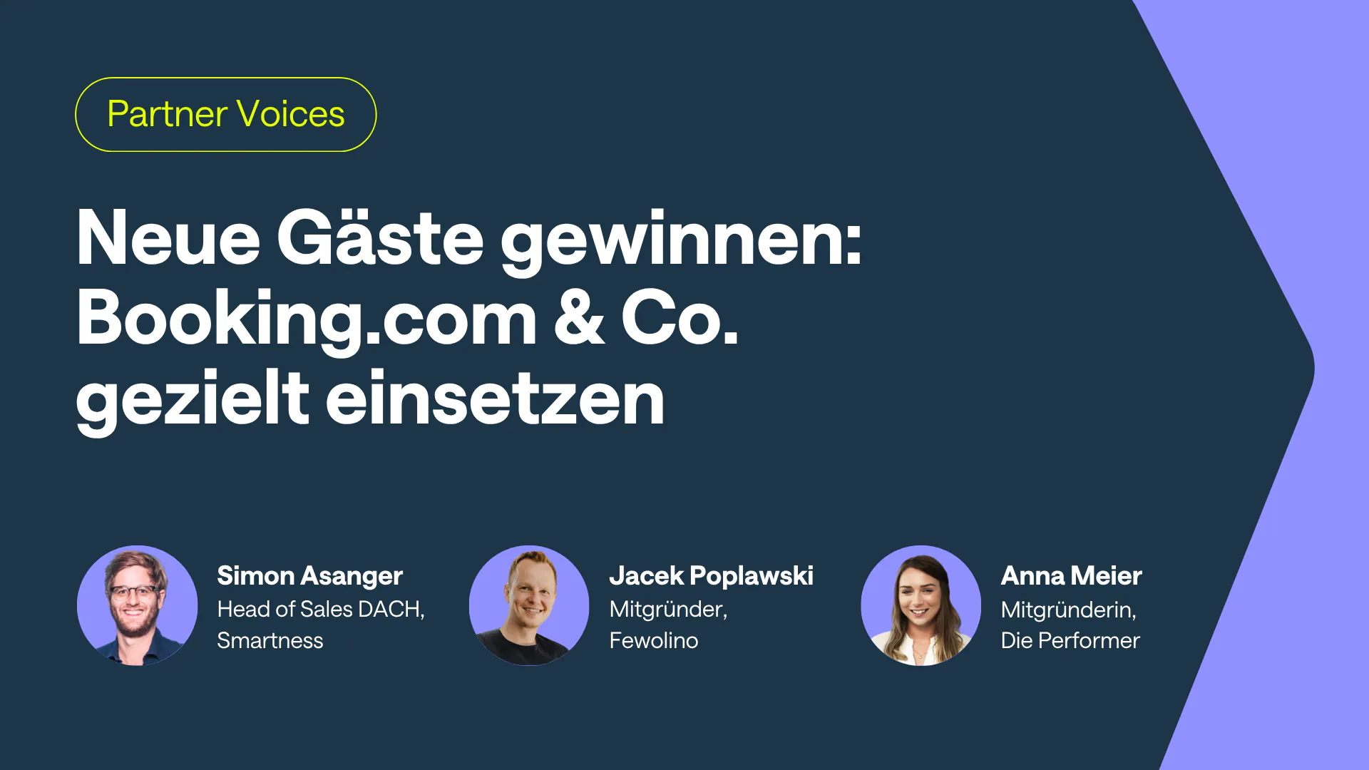 Neue Gäste gewinnen: Booking.com & Co. gezielt einsetzen | Webinar