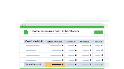 Excel per calcolare i costi in hotel - Smartpricing