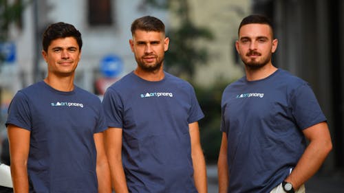 Drei Gründer von Smartpricing: Luca Rodella, Tommaso Centonze und Eugenio Bancaro