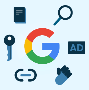 Google data properties for scraping