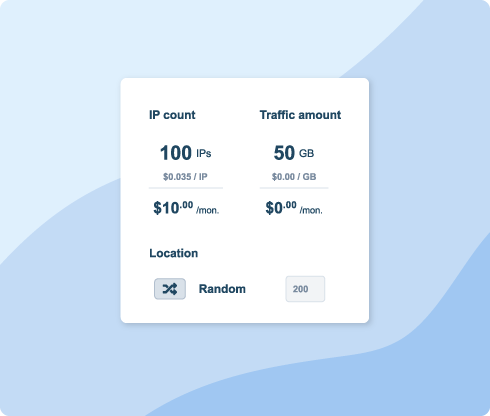 Customizable pricing methods.