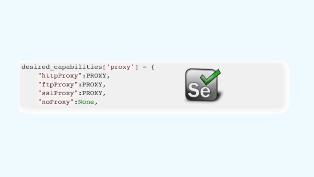 proxies for selenium