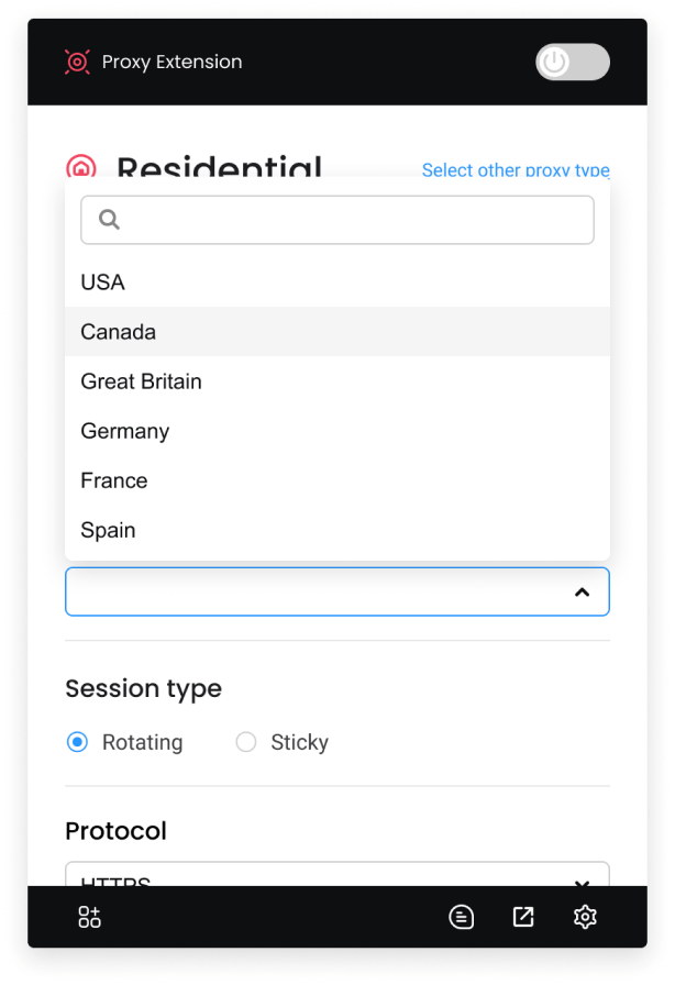 Proxy add-on for Firefox that brings localized content right to you