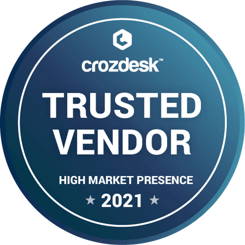 Crozdesk Trusted Vendor badge