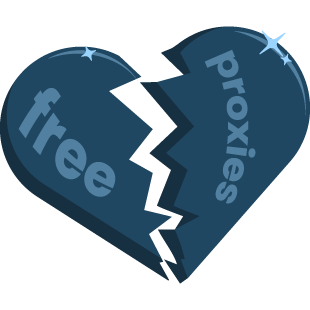 Broken heart with free proxies