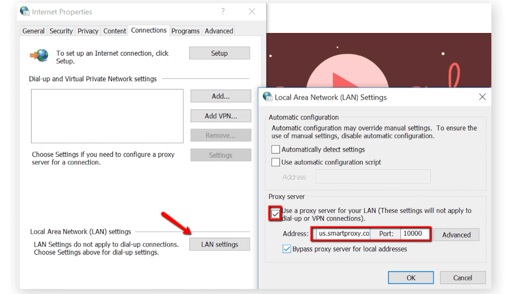 Use Proxy Servers with Internet Explorer - Browsers