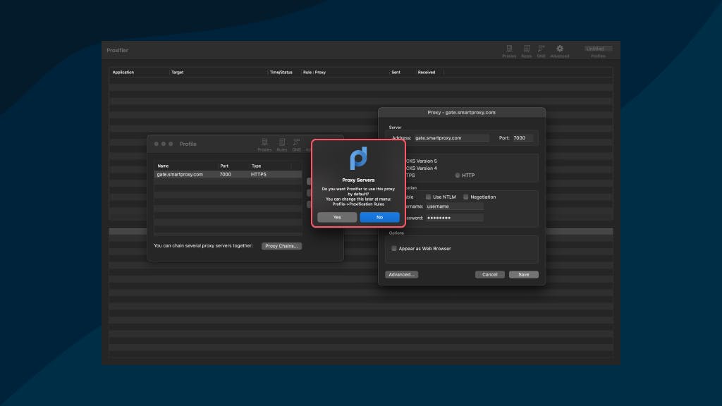 Proxifier - Proxy by default