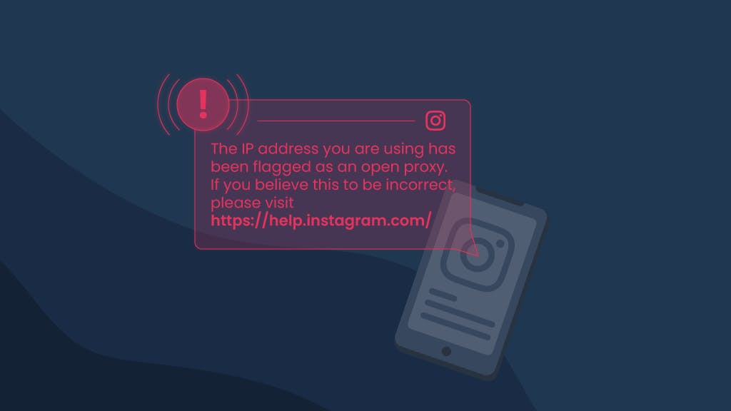 What are the signs of being Instagram IP banned?