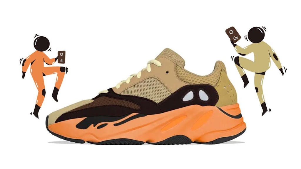 Yeezy Boost 700 Enflame Amber with sneakerhead