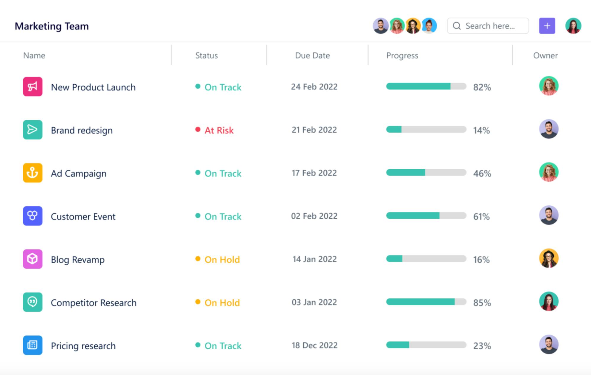 SmartTask's portfolio feature