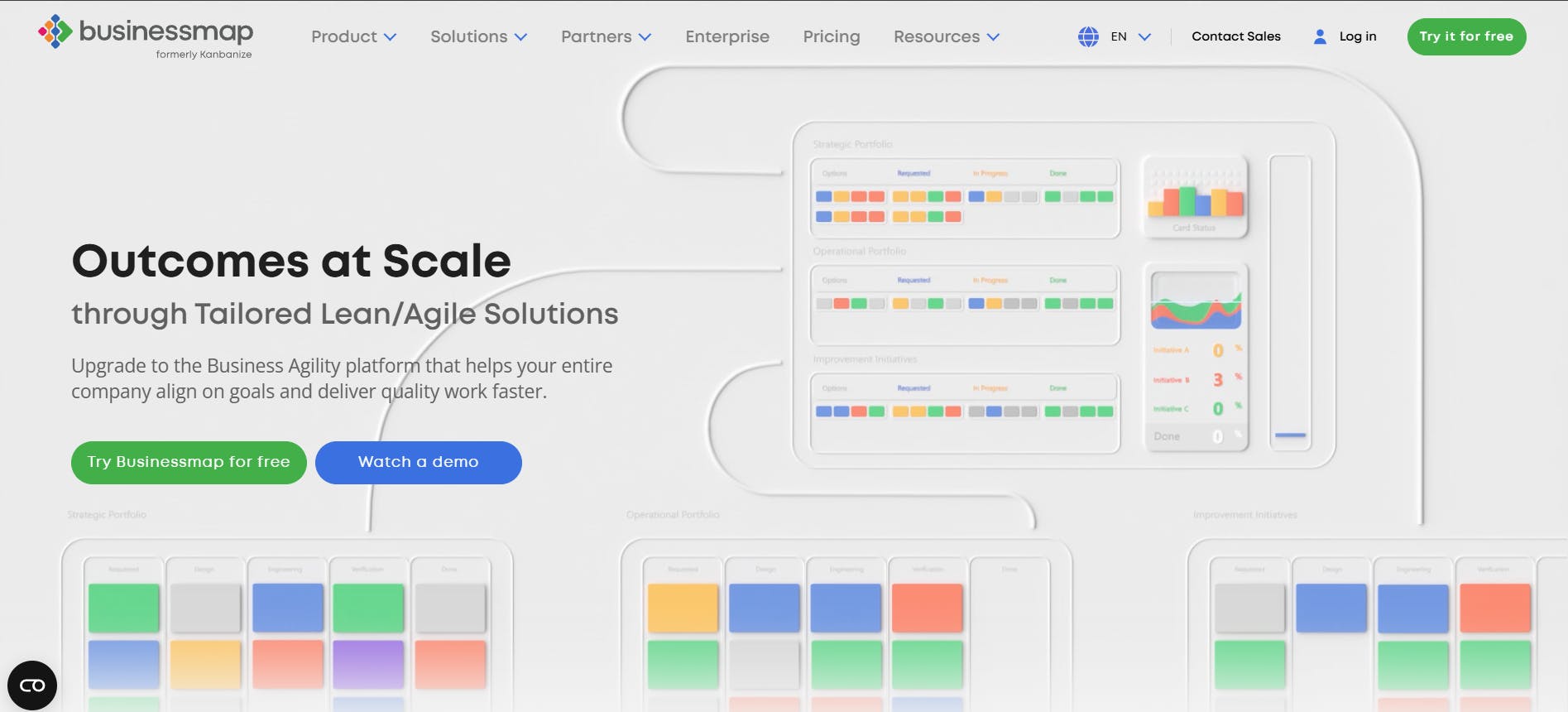 Businessmap's home page