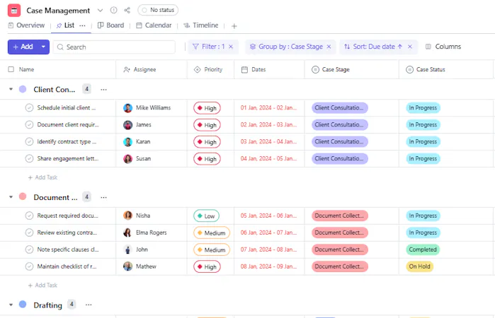 Python Case Management Template Case Management