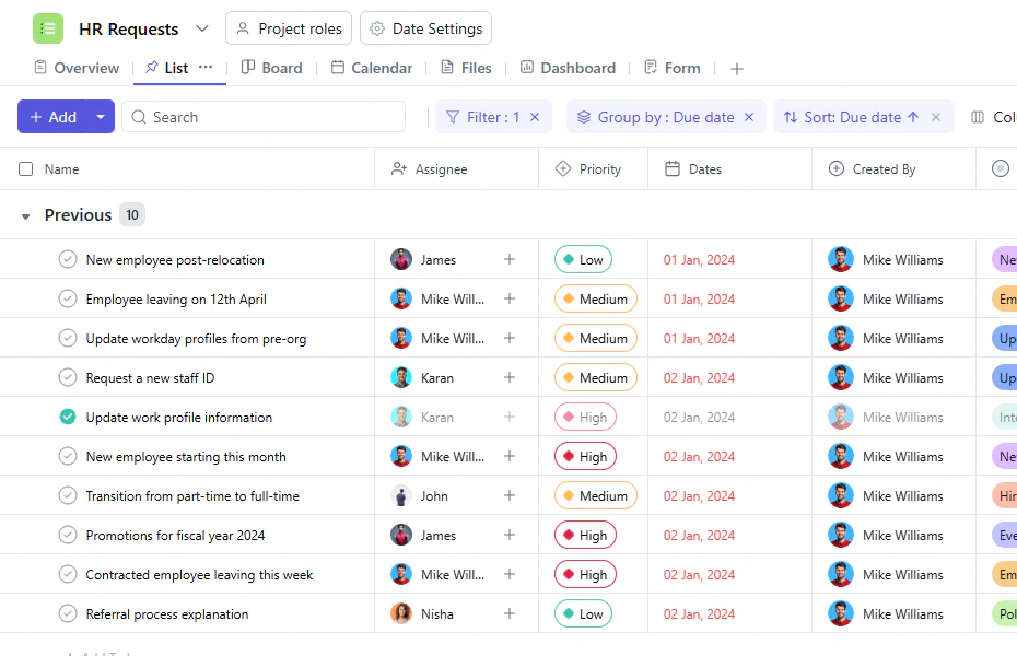 Making Request Hr HR Requests
