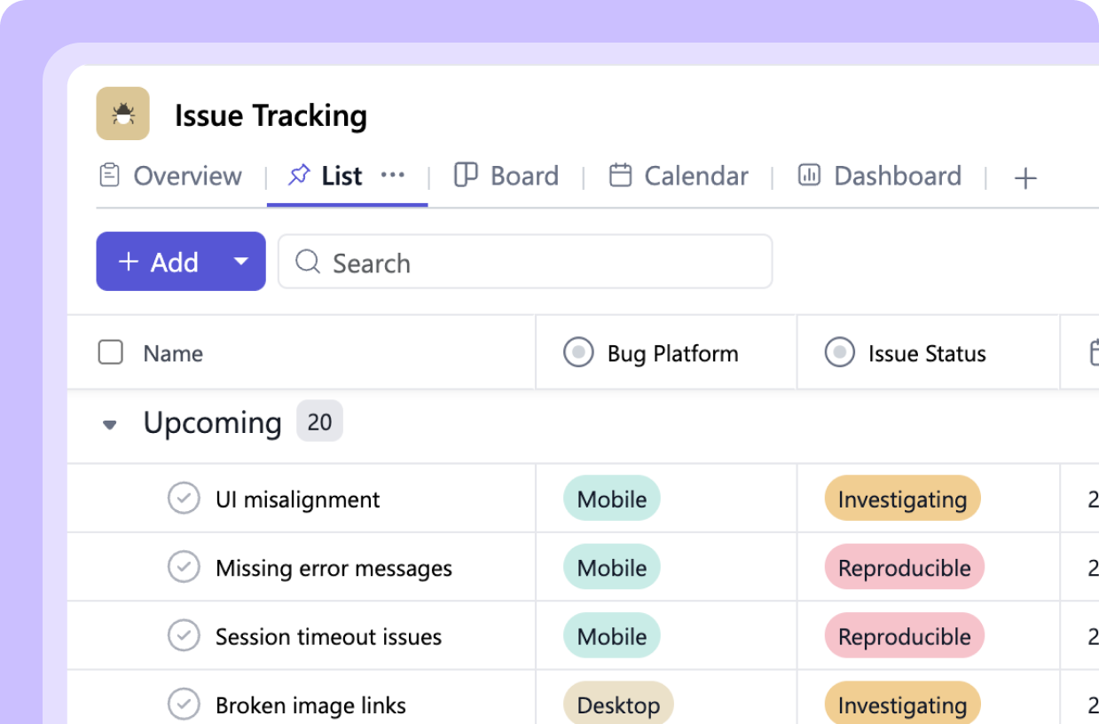 Issue Tracking