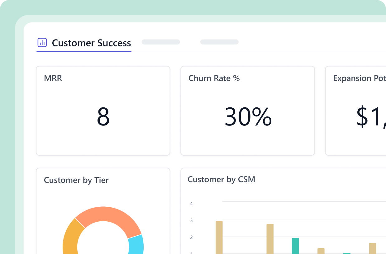 Customer Success Dashboard