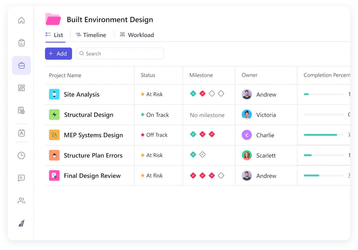 Project Management for Architecture & Engineering Firms | SmartTask