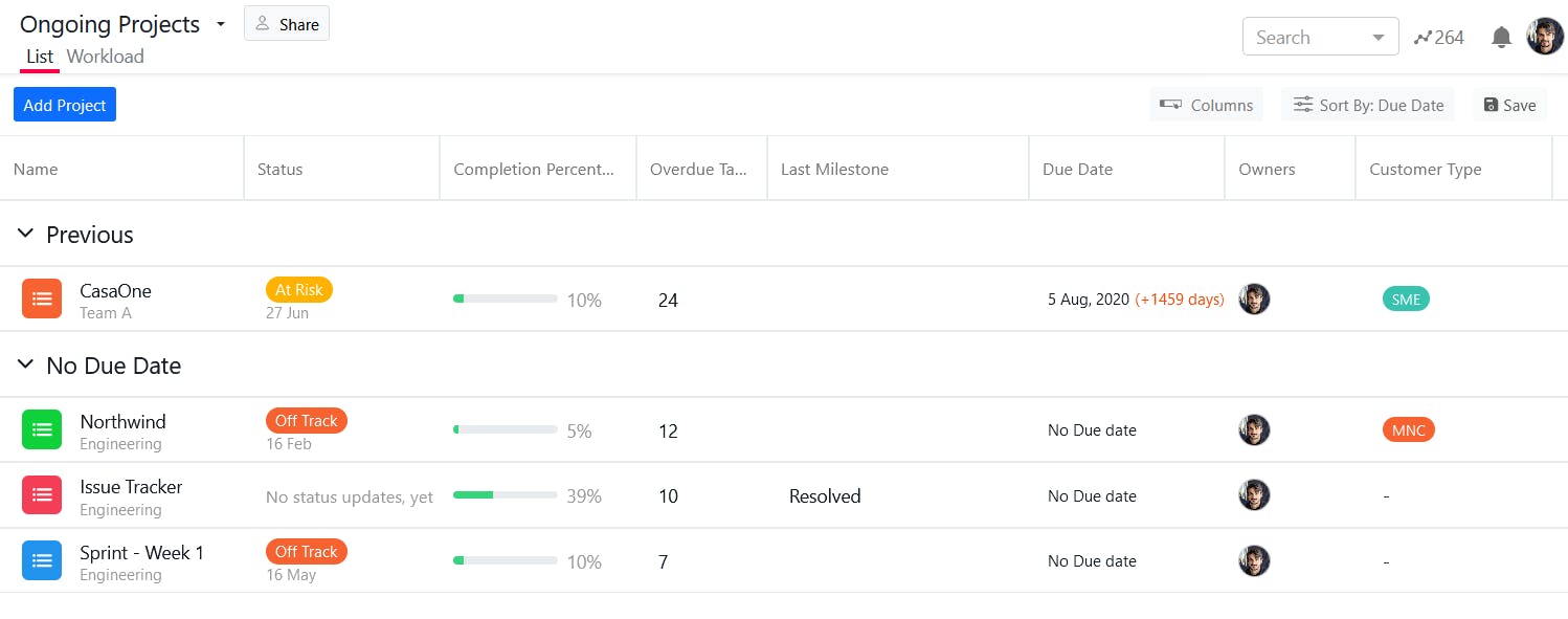 SmartTask Portfolio View
