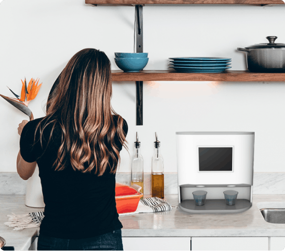 kitchen rendering with smartypill dispenser