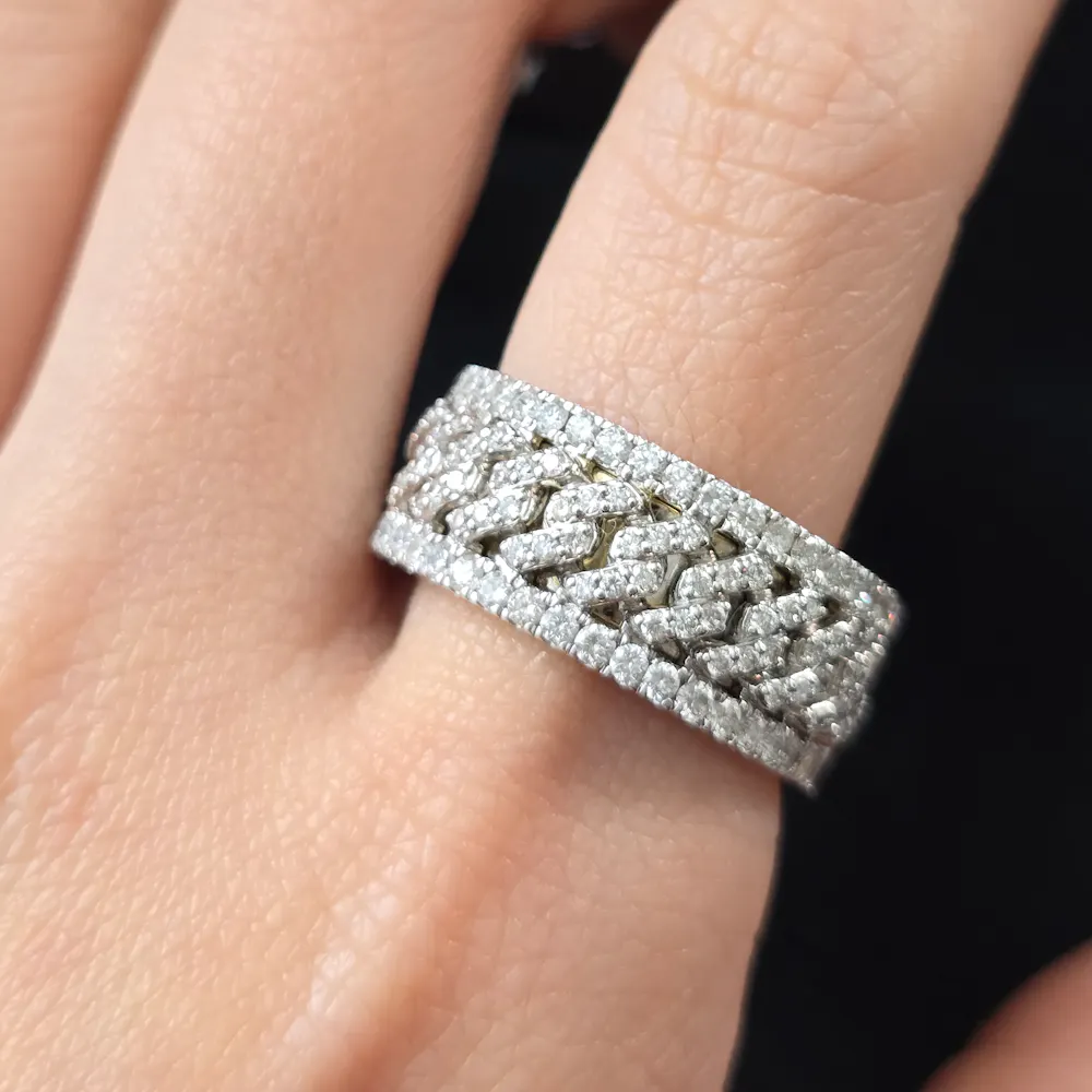 Wedding Band in 14KT White Gold | 1507